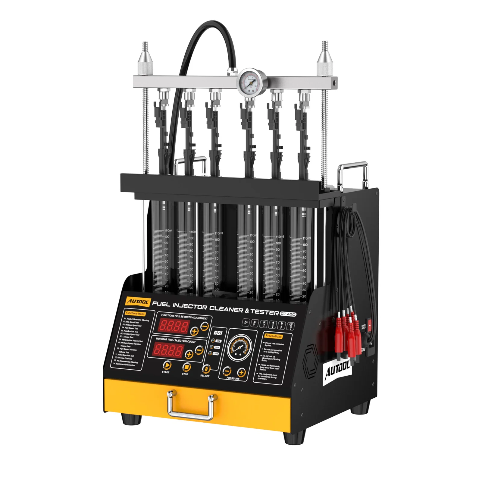 Petrol injector tester