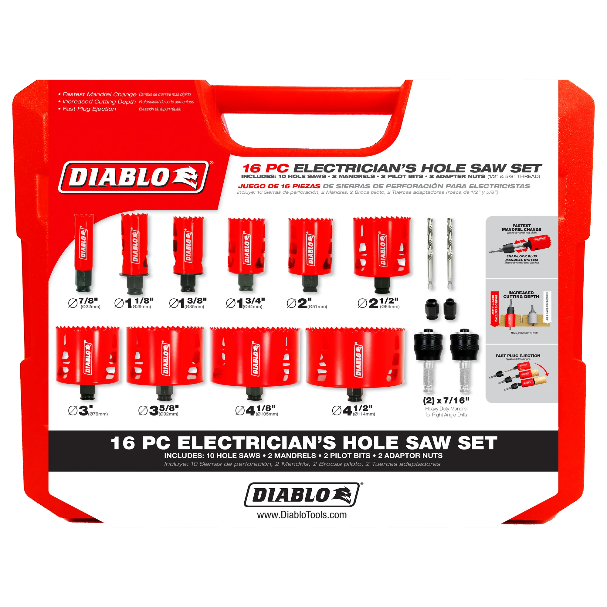 Bi-Metal Hole Saw Set